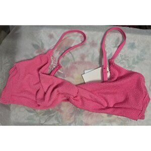 NWT Good American 3X ALWAYS FITS TWIST BIKINI TOP Pink 125452